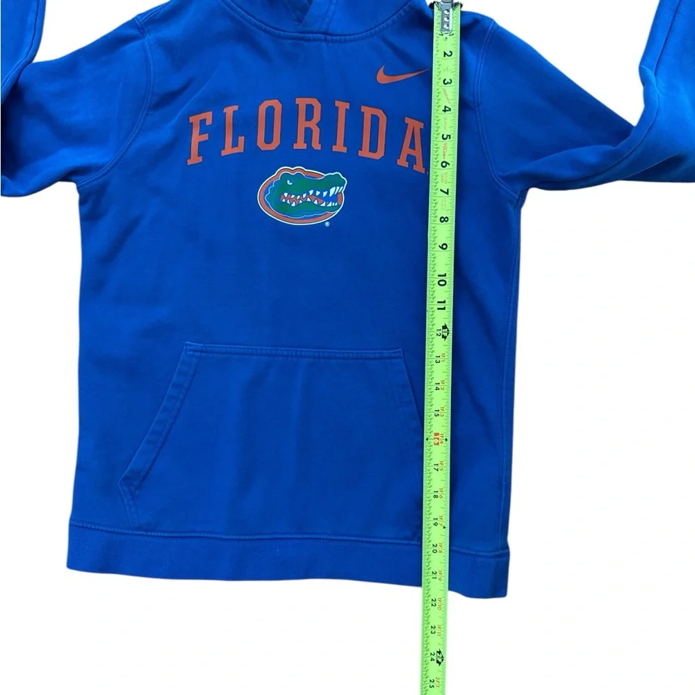 Nike Florida Gators Youth Boys Hoodie Size Large Blue‎ & Orange Gator Football